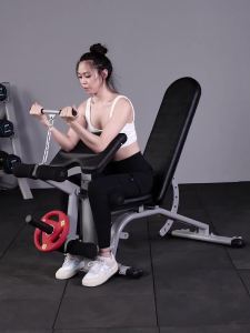 Workout Bench Home Gym Chair Gym Chair Training Equipment Abdominal Training Bench Home Gym Exerciser Solid and Stable Professional Press Bench Thick Material 腹肌