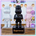 Mô Hình Tượng Gấu Bearbrick Decor Trang Trí Nhà Cửa Showroom - Màu Loang ver2 Nghệ Thuật - Size 80 cm. 