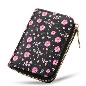 Dompet Wanita Cynderline Fashion Remaja WA1200G3 Terbaru Cantik Kulit Motif Murah Green Bunga