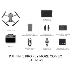 DJI Mini 5 Pro -Camera Drone | 1-Inch CMOS Camera | Vertical Shooting & 225° Rotation | Lightweight | 4K/60fps HDR