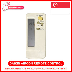 Replacement Daikin Air Conditioner Remote Control | Singapore BRC4C151 BRC4C153 BRC4C15x Series