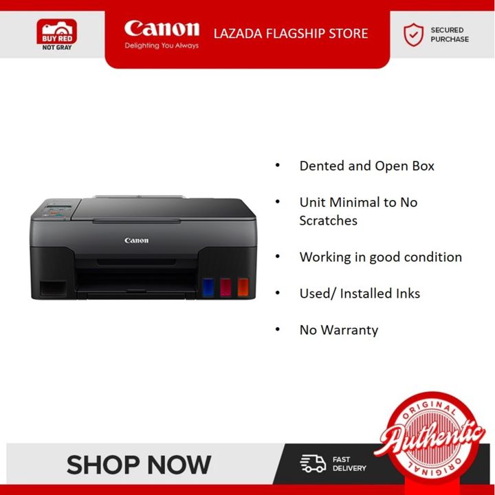 [REFURBISHED] Canon PIXMA G2020 Refillable Ink Tank 3-in-1 Printer ...