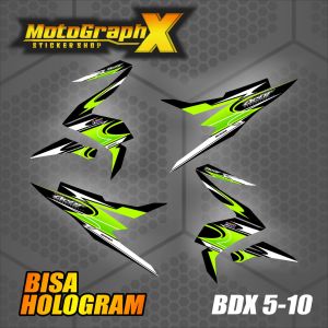 Stiker Striping Desain Terbaru  Beat Deluxe  2020 - 2022  Motor Honda BDX 5 HOLOGRAM