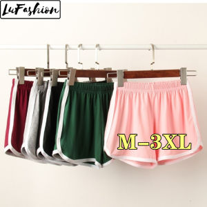 LuFashion Womens High Waist Beach Shorts Sports Running Yoga Shorts Pants