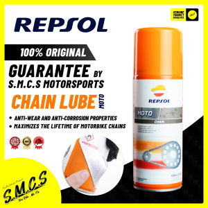 REPSOL CHAIN LUBE MOTO [400ML] SPRAY RANTAI MINYAK REPSOL (NEW) MOTOSIKAL MOTORCYCLE SUPERBIKE [100% ORIGINAL]