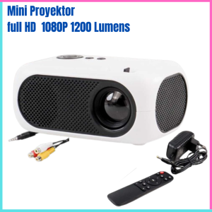 COD Cepat Salange Proyektor Mini LCD Full HD 1080P 1200 Lumens Home Theater - M24 / Proyektor hp mini Home Rumah