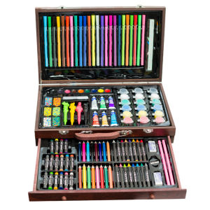 Childrens Gifts 130Pcs Painting Set Christmas Birthday Gift Watercolor Pencil Combination Tool Pen Gift Art Supplies