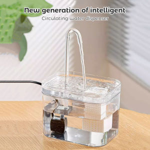 Large Automatic Pet Water Fountain For Dog Cat Water Dispenser LED Pet Drinking Fountain