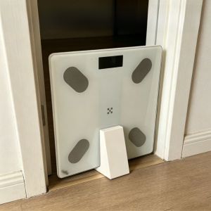 CHARRISSA Stable Vertical Rack Heavy Duty Practical Weight Scale Bracket Tissue Holder Space Saving Storage Holder Home
