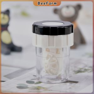 BF. Contact Lens Manual Cleaner Portable Rotating Case Glasses Cleaning Box