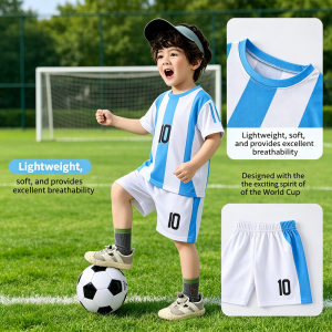 AILEBE Kids Jersey Terno 2in1 Set Breathable Quick-Dry Mesh Sleeveless Sando Shorts Full Sublimation Print Soccer Basketball Activewear Swag Baggy Style Sports Outfit Terno for Kids Boys Sets Coordinates 1-15 Years Jersey for Kids Girl Boys
