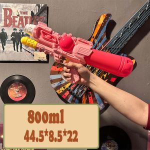 (Đại 73cm) Súng phun nước áp lực khủng long rồng chiến cá mập khổng lồ có dây đeo đồ chơi đi biển