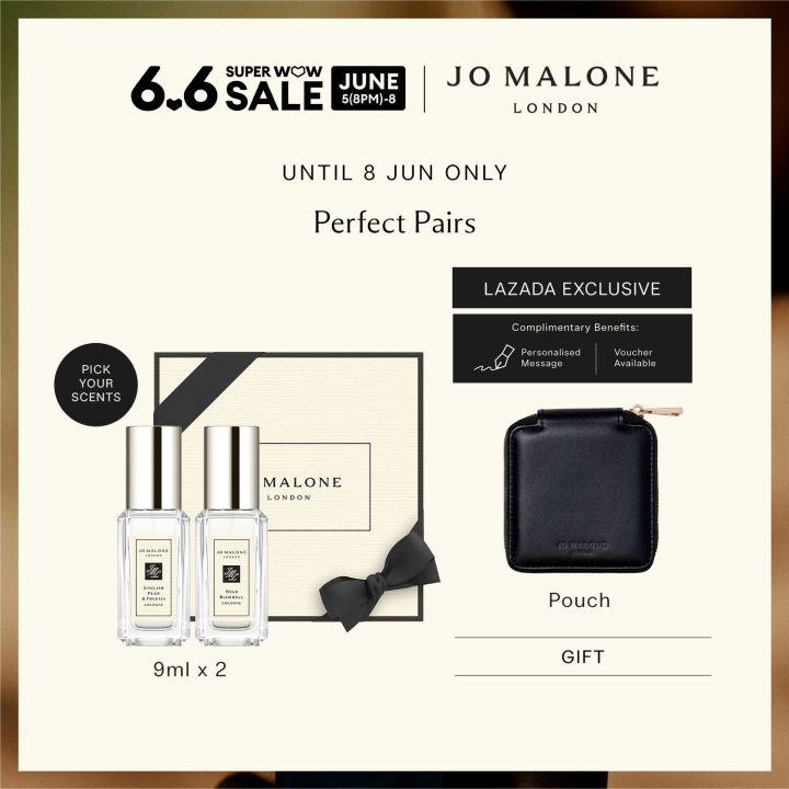 [6.6 Exclusive] Jo Malone London Scent Pairing, Cologne 9ml x2, Black