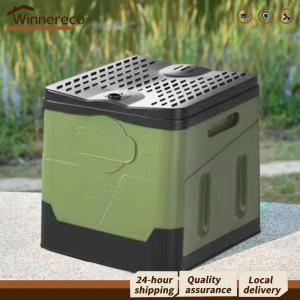 [Winnereco Flagship Mall] Folding Toilet Portable Car Toilet Bucket Strong Bearing Capacity Reusable Trash Can for Tour Emergency Self-driving Travel