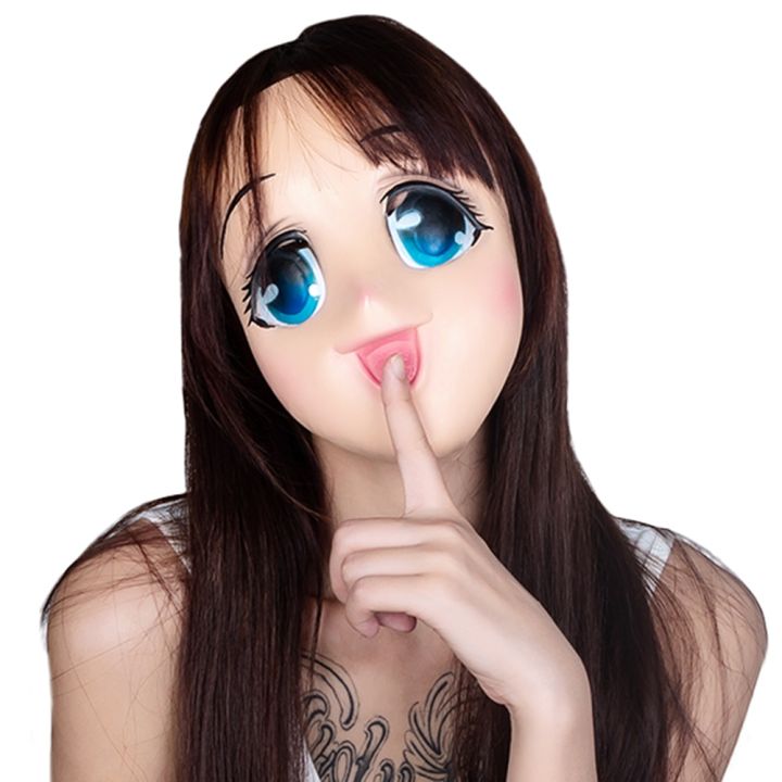 Masque Animé Pour Cosplay/kigurumi - Tête De Personnage Féminine Style "coquille" - Marque KnowU - Neuf Avec étiquettes