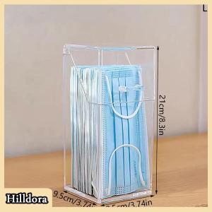 [Hilldora] Mask Storage Box Wet Tissue Box Baby Wipes Dispenser Holder Household Dust-proof Tissue Box With Lid Kitchen Seal Design