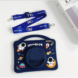 Huawei Matepad SE 11 2024" Silikon Tali Lanyard Unicorn Kuda Poni Gemoy Ada Slot Stylus Rotate Case