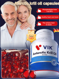 【Health from the Cold Sea】 Antarctic Krill Oil Capsules Increase the pleasure of eating/Overseas Nanji Phosphorus Phosphorus Phosphorus Oil Capsules Customizable Fish Oil Capsules