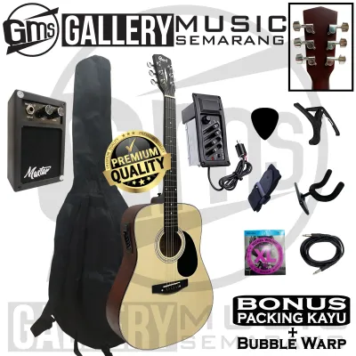 Gitar Akustik Elektrik Cort AD810 OP Custom Tanam Besi