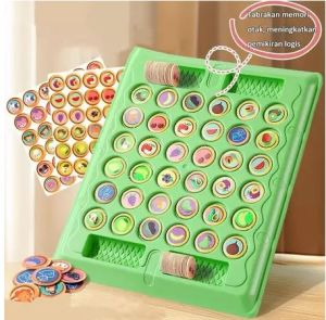 MAINAN EDUKASI ANAK PUZZLE PAPAN FLIP GAME CHESS UNTUK SENSORIK MOTORIK ANAK-ANAK BELAJAR