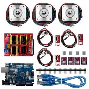 Nema17 Stepper Motor 42 Motor+CNC Shield V3 Engraving Machine 3D Printer Parts+ 3PCS A4988 Driver Expansion Board