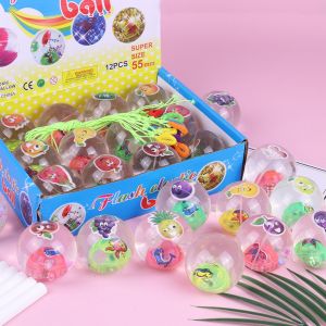 Đồ chơi 6.5CM bóng nẩy phát sáng dành cho bé (Với một sợi dây)-NIEVE