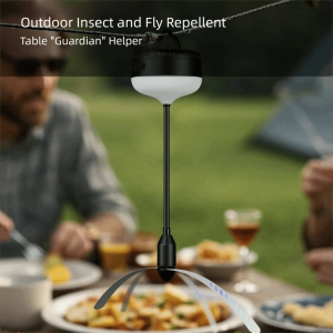 CSQ63 Foldable Design Fly Fan Multi Functional Hangable Portable Fan Portable Night Light Table Fan Outdoor Use