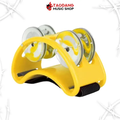 Flanger FFT3 สี Yellow แทมโบรีนเท้า Flanger Foot Tambourine - เต่าแดง