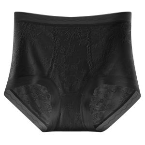 Seamless Light Breathable Tummy Control Pants Strong Tummy Control High Waist Tummy Control Underwear For Women Hip Lifting Postpartum Waist Shaping Body Shaping Thin Style 凉感轻薄高腰收腹内裤 Seluar Dalam Pinggang Tinggi