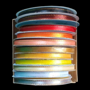 Elegant 1/4 inch Satin Ribbon with Lining (40 Yards) for Gifts Souvenirs Wedding Baptism & DIY Craft Wrapping Supplies