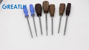 GREATLH Bone Screwdriver Hexagon Head Bone Screw Driver Orthopedic Instrument pet