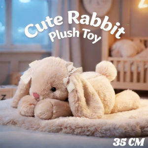 Cute Jimny Rabbit Plush Toy Soft Stuffed Bow Rabbit Doll Toy Birthday Gift Room Decor