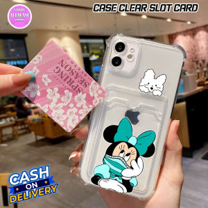 Case Realme Slot Card Terbaru Realme C11 2021-C21Y-C25Y-C35-C15-NARZO 30A-C25-50A PRIME-C20- Naro 50i-C2-C12-C11 Motif Anticrack Karakter Bening Casing AFC - Slot Kartu-Case Mewah25