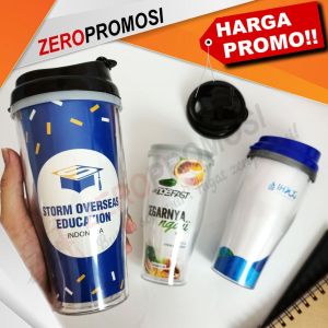 Botol Tumbler Plastik Insert Paper Starbuck Type G200 Custom