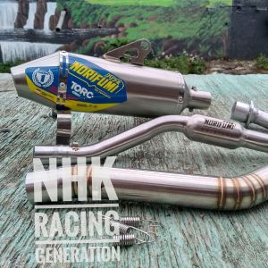 KNALPOT NORIFUMI TORC TERSEDIA UNTUK CRF150L KLX 150 BF SE S L G  DTRACKER WR 155  TIGER TRAIL