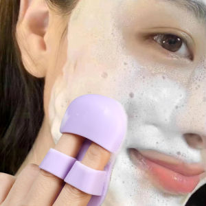 Mini Finger Face Wash Brush Facial Exfoliator Multi Functional Skincare Tool Massage Cleaning Brush
