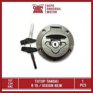 Tutup Tangki R 15 (KNZ) Cover Penutup Tengki Bensin + Kunci Fuel Tank Cap Yamaha R-15 Vixion New
