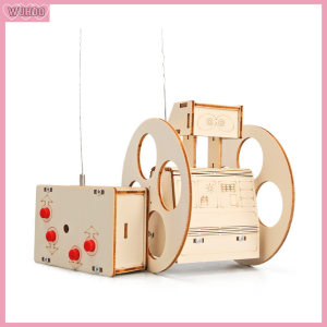 STEM EDUCATION DIY Wireless Control Electronic Robot Scientific Toys Kit Wooden Educational Science Experiment Material