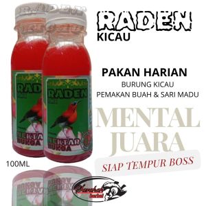 RUJAK NEKTAR burung kicau pakan harian 100ml kolibri pleci sogon konin asli super gacor