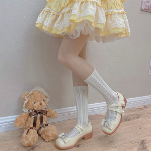 ผู้หญิงที่ระบายอากาศได้อย่างโปร่งใสลายดอกไม้ลูกไม้ถุงเท้าหวานตาข่ายถุงเท้าฟอ็อฟเน็ตถุงเท้าตลก ๆ