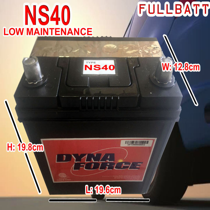 Ns40 B20l Dyna Force Low Maintenance Car Battery Lazada Ph