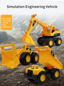 Wonderful Toys Big Truck Toys Bulldozer Excavator Dump Truck Engineering Car Large Size Truck Toy Car Gift for Kids