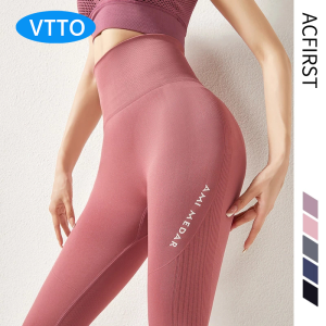 VTTO Yoga Pants Women Leggings For Fitness Nylon High Waist Long Pants Women Push UP Women Gym Clothing