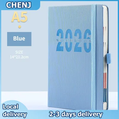 CHENJ Chất Lượng Cao 2026 Kế Hoạch Máy Tính Xách Tay Hàng Ngày Hàng Tuần Hàng Tháng Lịch Kế Hoạch A5 Kích Thước Với Faux Leather Bìa Cho Kinh Doanh Sinh Viên