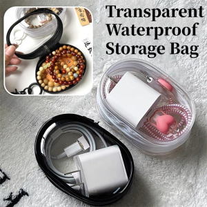 Transparent Waterproof Storage Bag PVC Waterproof Zipper Travel Mini Bag