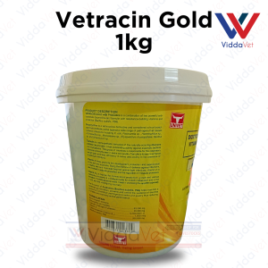 Vetracin Gold Soluble Powder 1kl Vetracin gold powder 1 kg Viddavet Vetracin gold with probiotic