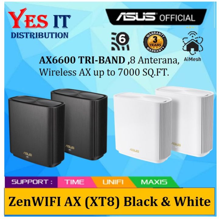 ASUS Mesh Router ZenWiFi AX (XT8) V2 AX6600 / ZenWiFi XD5 / (XT12B ...