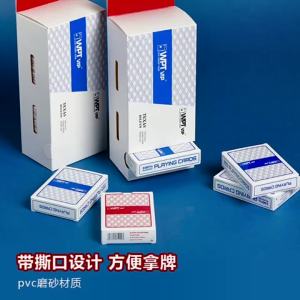 ไพ่โป๊กเกอร์ SDSX1Deck WPT Texas Holdem การแข่งขันพิเศษ ไพ่พลาสติกแข็งเกรดสูง กว้าง กันน้ำ ป้องกันการพับ PVC แบบด้าน PokerFYK