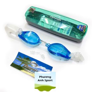 Kính bơi Phoenix 204 Cho người lớn và trẻ em trên 35kg chống mờ chống nước chống tia Uv
