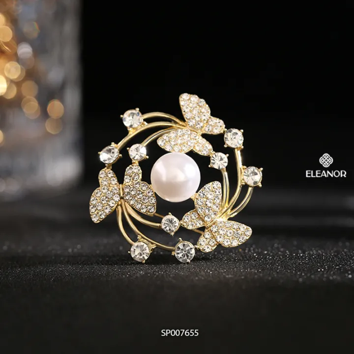 Ghim cài áo nam nữ Eleanor Accessories đa dạng kiểu dáng đính đá phụ ...